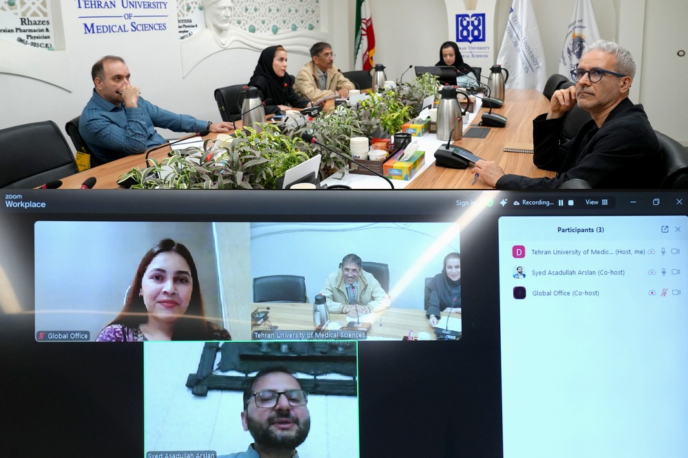 بررسی زمینه‌های همکاری علمی بین دانشگاه علوم پزشکی تهران و دانشگاه سوپریر پاکستان